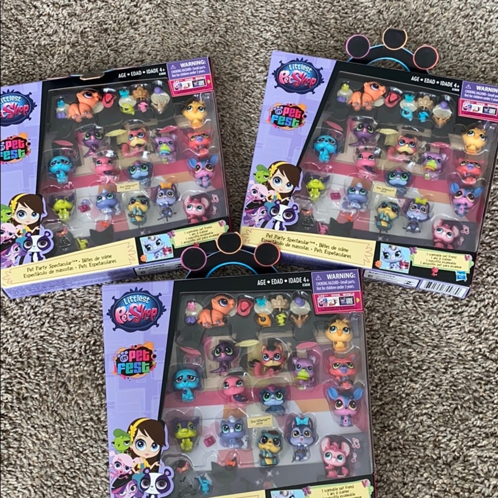 Littlest pet shop PET FEST (3 boxes)